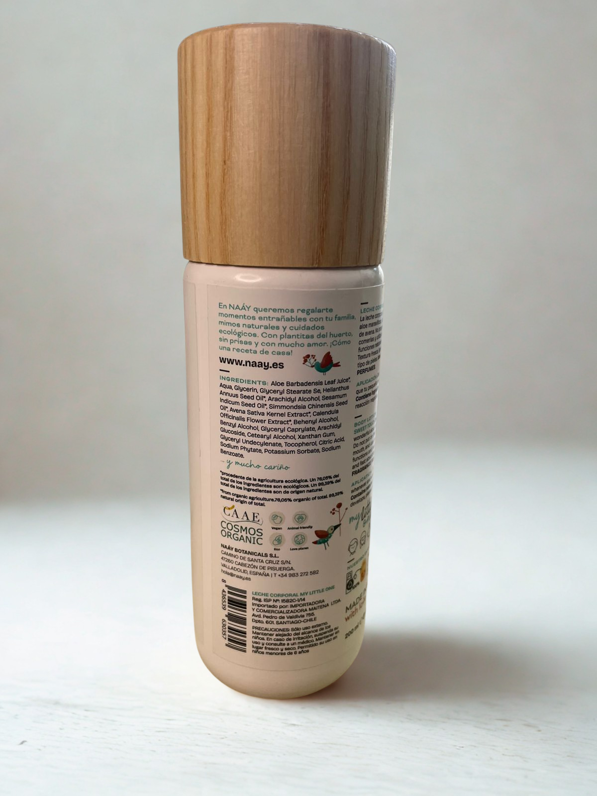 Crema hidratante para bebé
