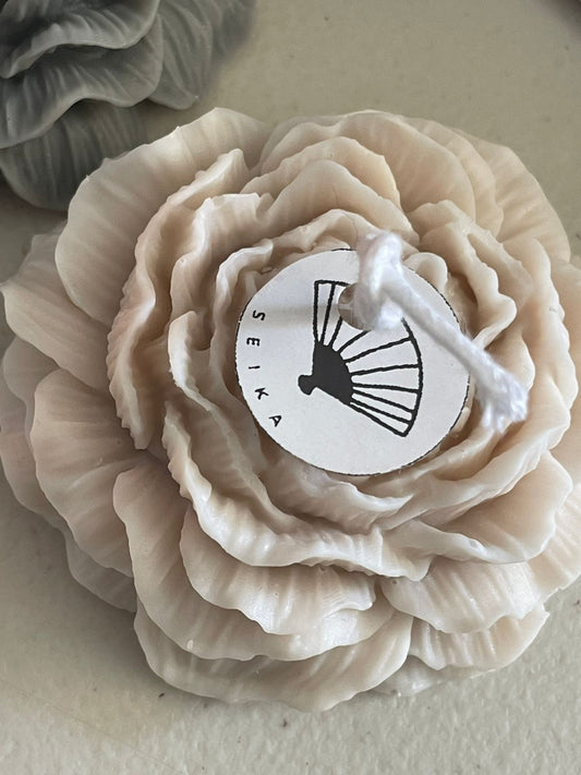 Vela Aromática Flor de Peonía - Cera de Soya Natural | Seika