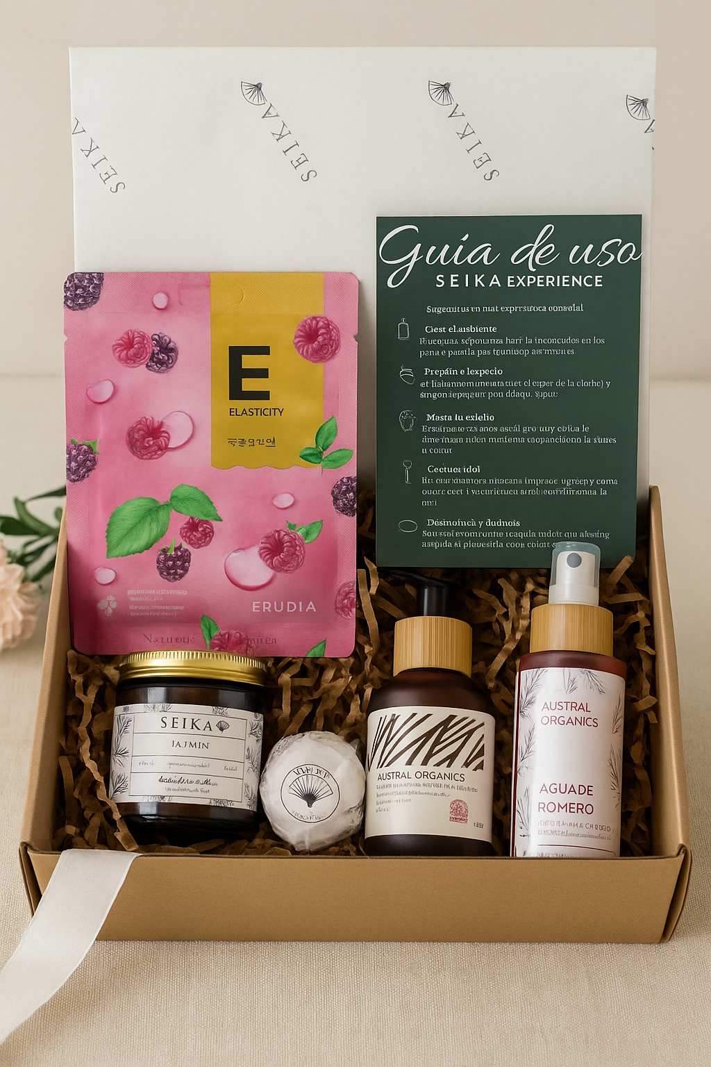 Caja de regalo Seika Experience Supreme con agua de romero y aceite de lavanda
