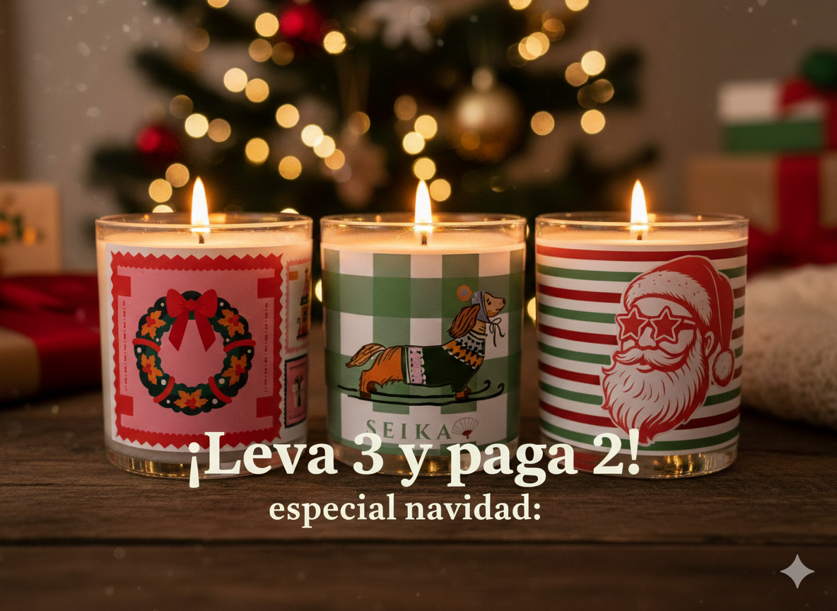Pack Navidad 2+1: Llévate 3 Velas por el Precio de 2
