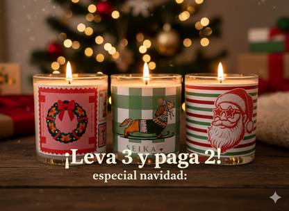 Pack Navidad 2+1: Llévate 3 Velas por el Precio de 2