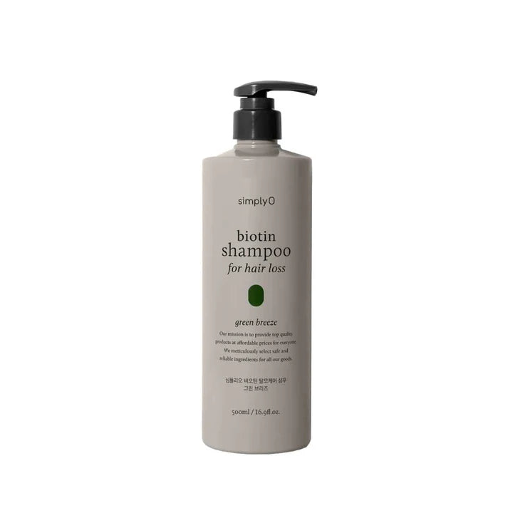 Biotin Shampoo for Hair Loss - Green Breeze