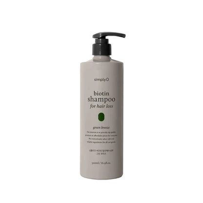 Biotin Shampoo for Hair Loss - Green Breeze